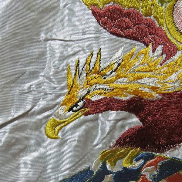 SALE  テーラー東洋　スカジャン　TAILOR TOYO　アセテートスカ　EAGLE×JAPAN MAP【TT15390】シルバーの画像