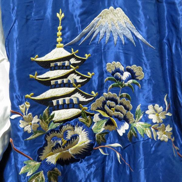 2025年春夏新作！　テーラー東洋　スカジャン　TAILOR TOYO　アセテートスカ　WHITE EAGLE×LANDSCAPE【TT15682】ピンクの画像