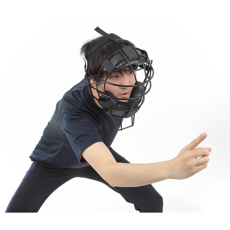 硬式野球 / ソフトボール 審判用 軽量 マスク Champro CM63B