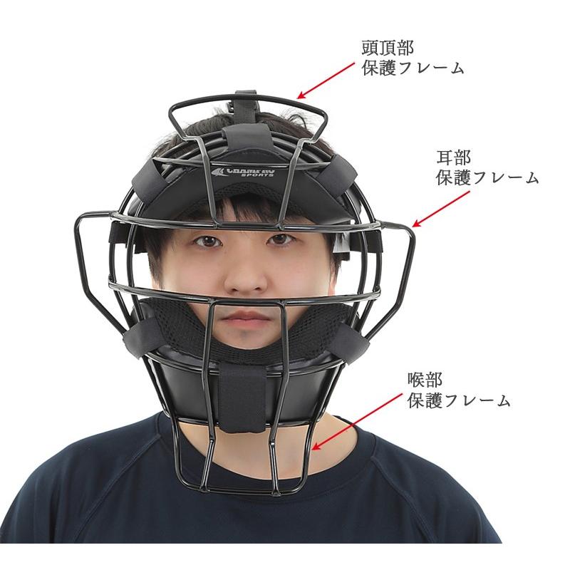 硬式野球 / ソフトボール 審判用 超軽量 マスク Champro CM72B