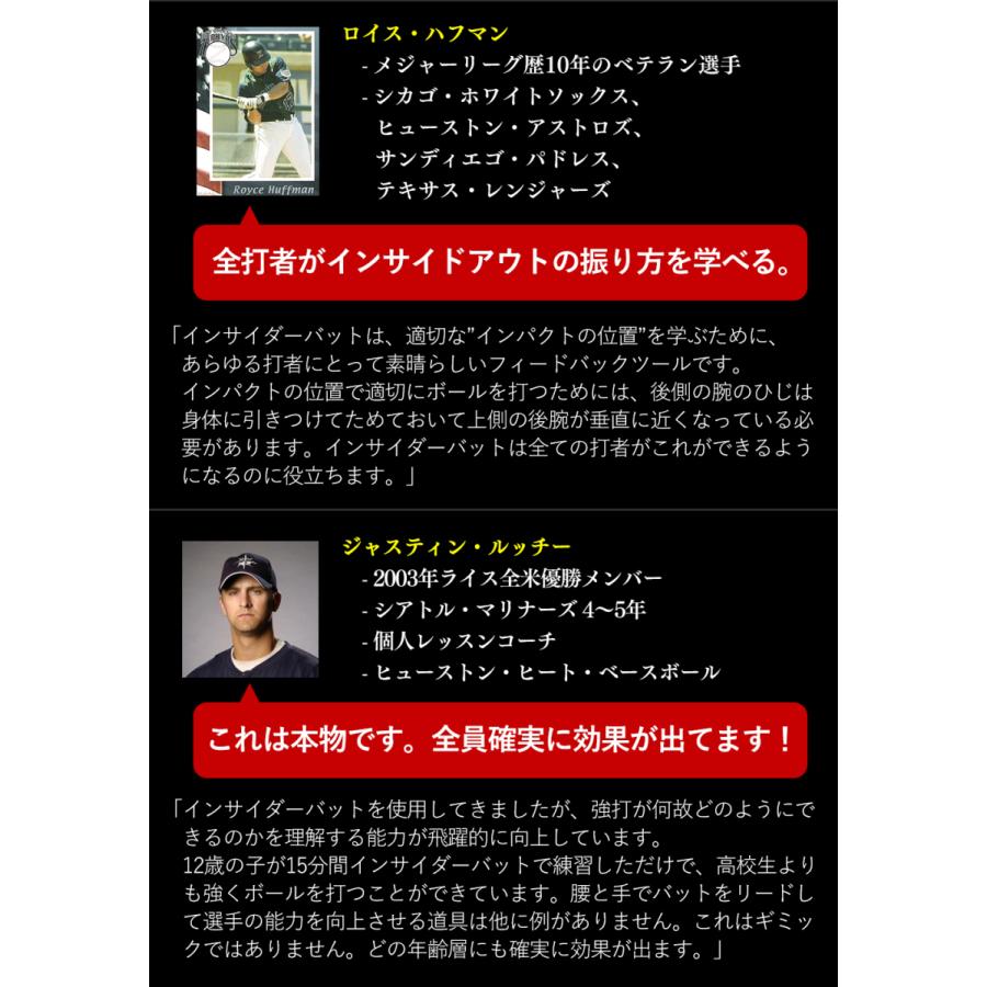 トレーニングバット 野球 練習 インサイドアウト バッティング インサイダーバット Insider Bat 打撃 トスバッティング 少年野球 から MLB ドアスイング 矯正 :insiderbat:フルテイジャパン Yahoo!店 - 通販 - Yahoo!ショッピング トレーニングバット 野球 練習 インサイドアウト バッティング インサイダーバット Insider Bat 打撃 トスバッティング 少年野球 から MLB ドアスイング 矯正 :insiderbat:フルテイジャパン Yahoo!店 - 通販 - Yahoo!ショッピング
