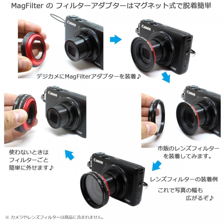 デジカメ用 フィルター アダプター CarrySpeed MagFilter (Sony デジカメ用 フィルター アダプター CarrySpeed MagFilter (Sony