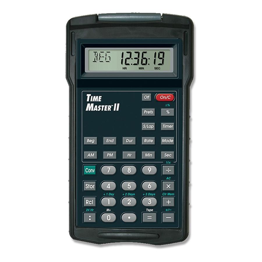 時間計算機 Time Master II 編集時間／スケジュール／経過時間の計算が簡単に タイマーとストップウォッチ機能付き  (日本正規品／日本語説明書／1年保証付き)