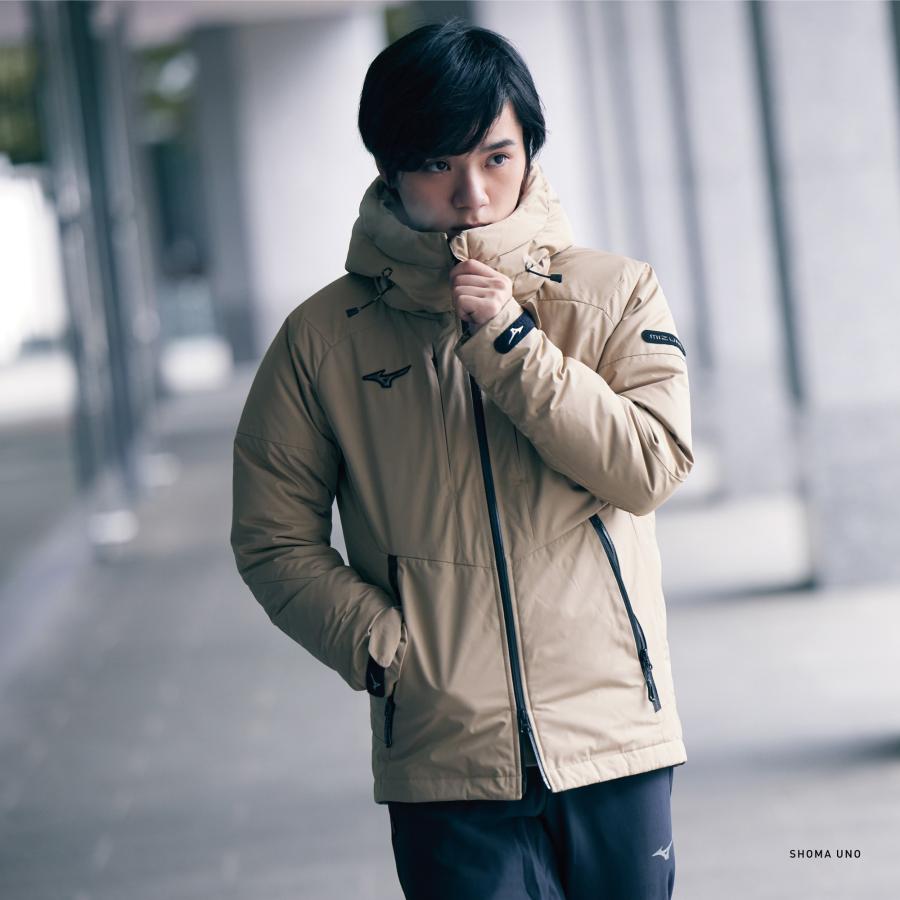 MIZUNO 【発熱素材】ミズノハイブリッドダウンコート ユニ MIZUNO 【発熱素材】ミズノハイブリッドダウンコート ユニ