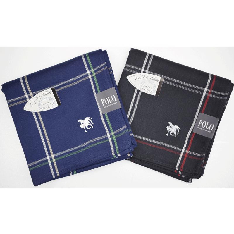 POLO BCS（ポロ・ビーシーエス） POLO ポロハンカチ メンズ しわになり