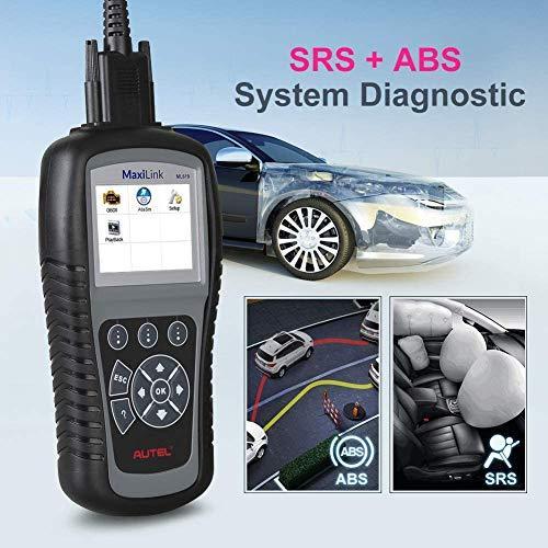 Autel ML619 OBD2スキャナー 自動車診断機 日本語対応 ABS/SRS診断スキャンツール OBD2システム自動車bmw/benz/aud P3