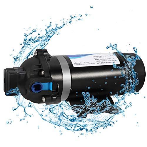 NEWTRY 高圧ポンプ 給水 排水ポンプ ダイヤフラムポンプ 電動ウォーターポンプ 最大揚程110ｍ 160PSI 最大吐出量6-7L/min 低騒