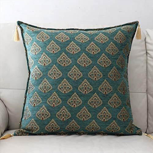 上品なスタイル トルコクッションカバー ジェイドグリーン タッセル付き ヤプラック 60cm角 授乳クッション 授乳枕 Www We Job Com