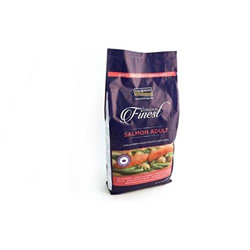 フィッシュ4ドッグ ドッグフード ファイネスト 大粒 サーモン 12キログラム (x 1)