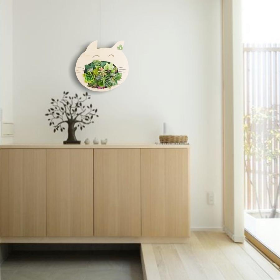 猫 c ねこ 観葉植物 フェイクグリーン 人工 インテリア おしゃれ 造花
