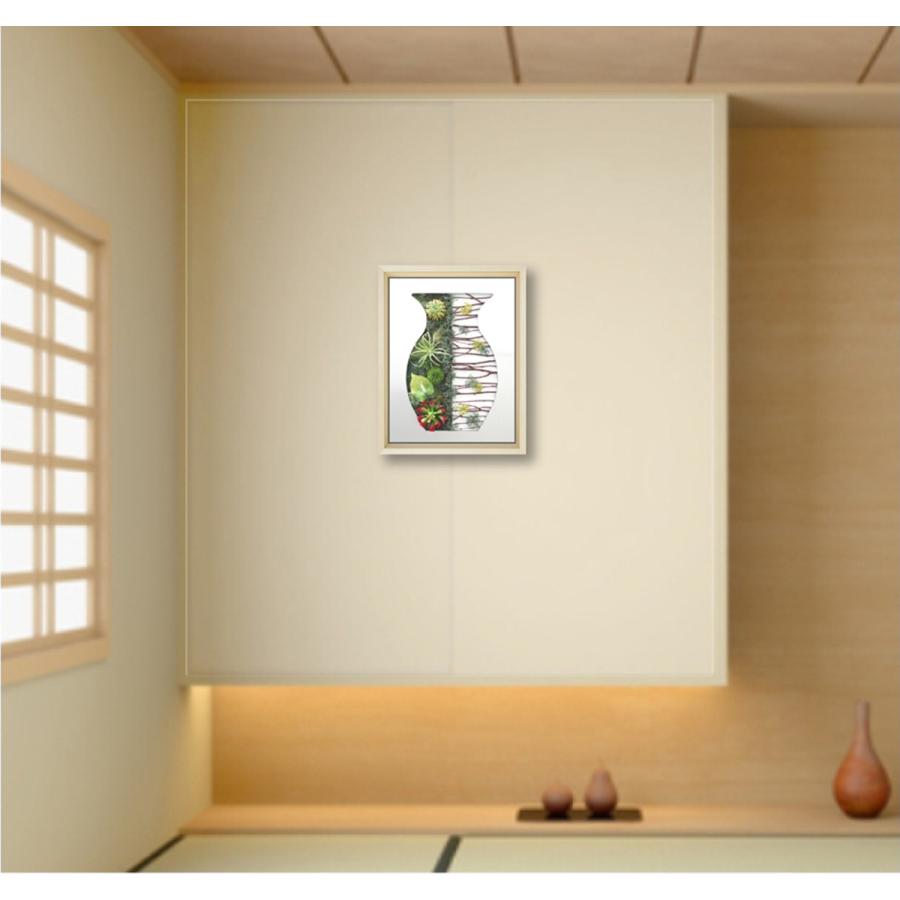 つぼ Sr 観葉植物 フェイクグリーン 人工 造花 壁掛け インテリア 多肉 アートパネル おしゃれ 絵画 Tubo Sr ヒューズカンパニー 通販 Yahoo ショッピング