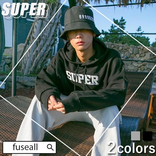 Super パーカー フーディ メンズパーカー ストリート ヴェトモン パーカー ファッション 刺しゅう 暖かい 春新作 メンズ 4カラー ストリート系 K Pop Hk Super Embo Mtm Top2865 Fuseall 通販 Yahoo ショッピング