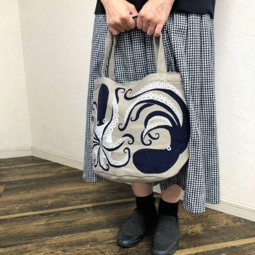 メール便対応]morita MiW 森田MiW (モリタ ミウ) トートバッグ 深海の