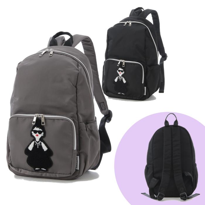 ハッピーフェイス レディエマ 全身 サガラ刺繍 リュックサック (HAPPY