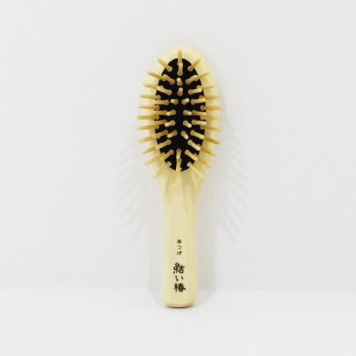 本つげ櫛 つげブラシ 未使用 本柘 本柘植ヘアブラシ 4列 本つげ
