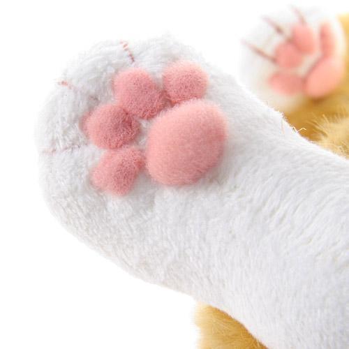 Cuddly(カドリー） ねこのぬいぐるみ わさ美（猫のワサビ/薄茶色