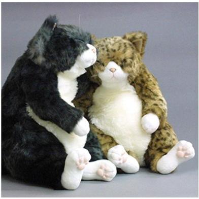 Cuddly(カドリー） ねこのぬいぐるみ 猫のソメゴロー 灰トラ