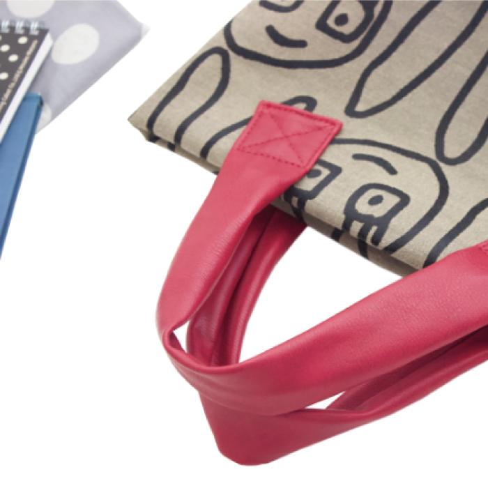 ATSUKO MATANO（マタノアツコ）ゆるうさ トートバッグ S レッド