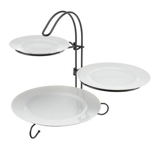 皿付き 3段 ケーキスタンド 日本製 アフタヌーンティー用 パーティー用 プレート3枚付 780 134 セレジオーネ インテリア雑貨 通販 Yahoo ショッピング