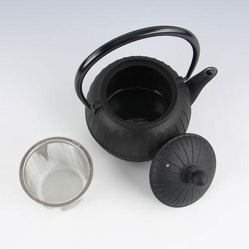 及源鋳造 南部鉄器 及源 OIGEN 鉄急須（ホーロー加工）千草 550ml (鉄