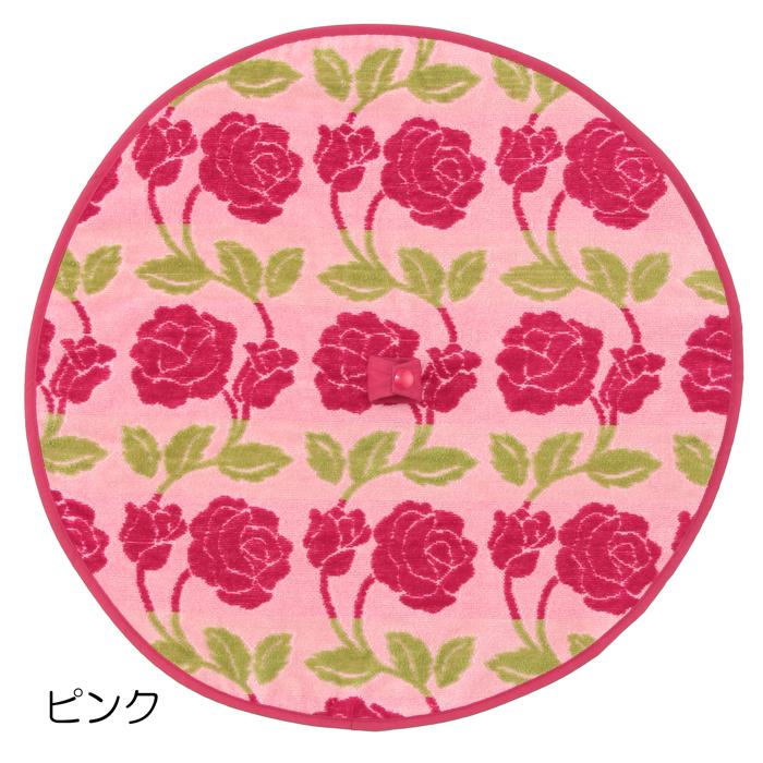 Rady ラウンドマット エレガンスフラワー エレフラ ラウンドタオル 正規品 メール便対応]Dredeel ドレディール 丸型タオル レガート (円形