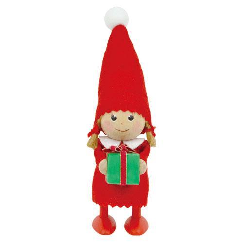 ノルディカニッセ プレゼントを持った女の子 NORDIKA nisse ノルディカニッセ プレゼントを持った女の子 NORDIKA nisse