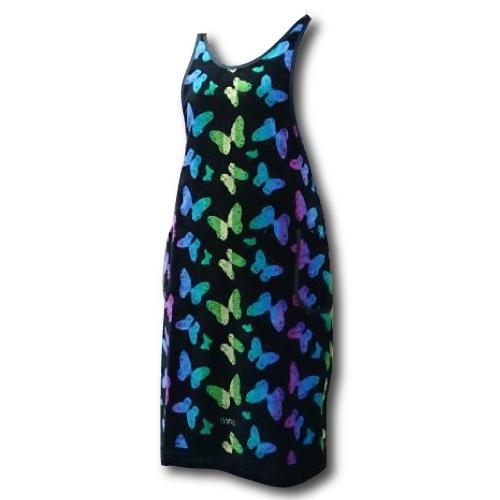 工場 横浜nana 蝶柄エプロン 横浜ナナ 湘南ナナ】nana エプロン ビッグ