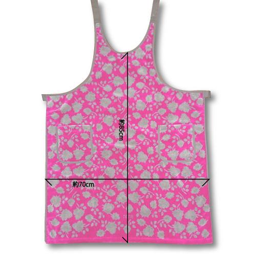 正規品【横浜ナナ 湘南ナナ】nana エプロン 裾ローズ柄 薔薇