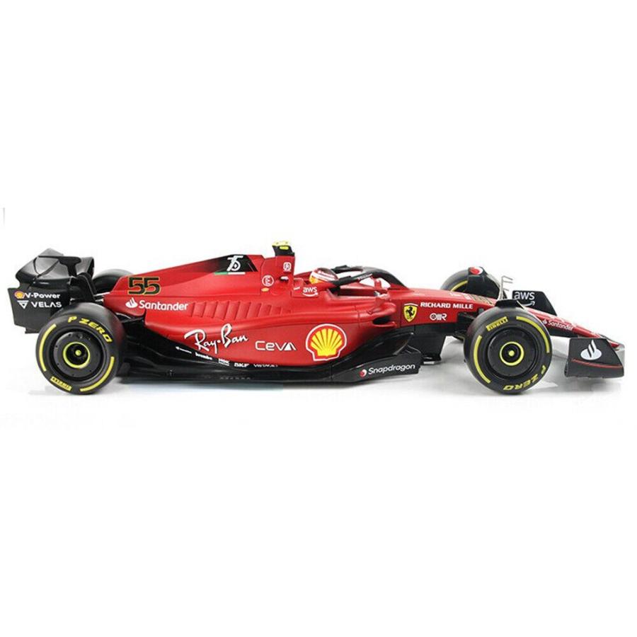 Bburago（ブラーゴ） 1/18 2022 フェラーリ #55 カルロス サインツ Bburago 1/18 2022 FERRARI F1-75 #55 Carlos Sainz  ダイキャストカー ミニカー 完成品｜fushimimarket｜05