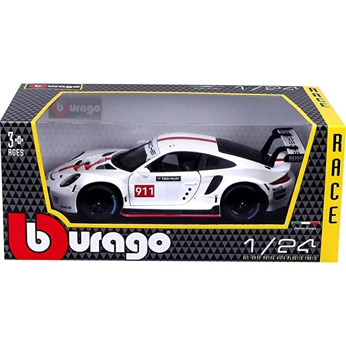 Bburago（ブラーゴ） 1/24 ポルシェ 911 RSR Bburago 1/24 Porsche 911 RSR レース スポーツカー ダイキャストカー Diecast Model ミニカー 完成品｜fushimimarket｜05