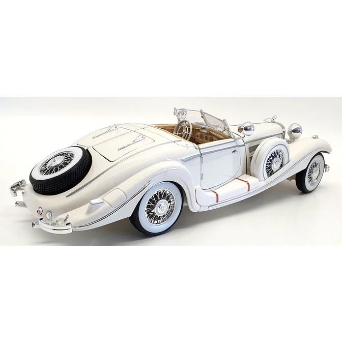 Maisto（マイスト） 1/18 1936 メルセデス・ベンツ 500 K ホワイト ／ おもちゃ プレゼント ダイキャストカー モデルカー ミニカー 車 完成品｜fushimimarket｜03