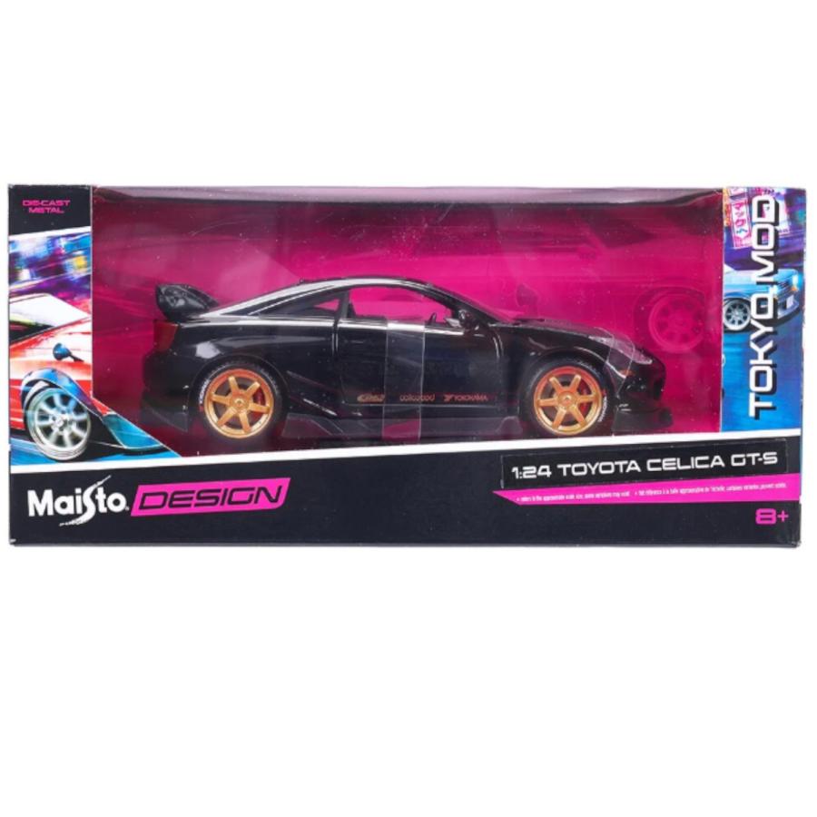 Maisto（マイスト） 1/24 トヨタ セリカ GT-S 2004 ブラック カスタム ／ おもちゃ プレゼント ダイキャストカー モデルカー ミニカー 車 完成品｜fushimimarket｜06