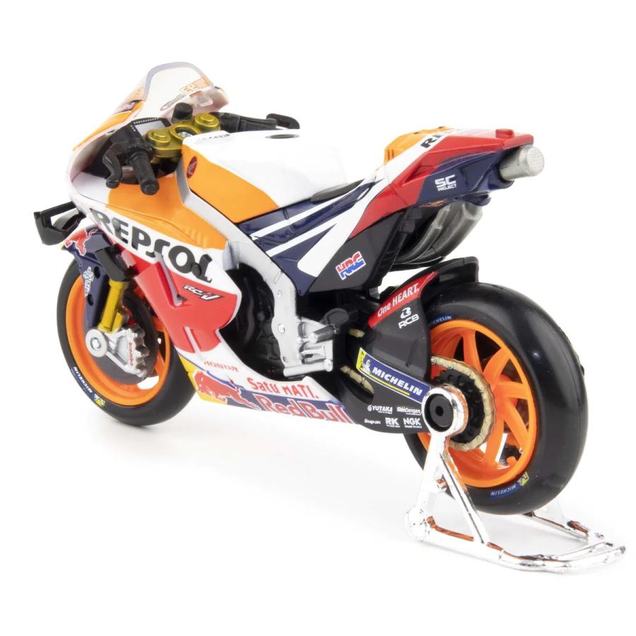 Maisto（マイスト） 1/18 レプソル ホンダ チーム HONDA RC213V #93 マルク マルケス 2021 MotoGP  Repsol Honda Marc Marquez オートバイ  バイク l 完成品｜fushimimarket｜02