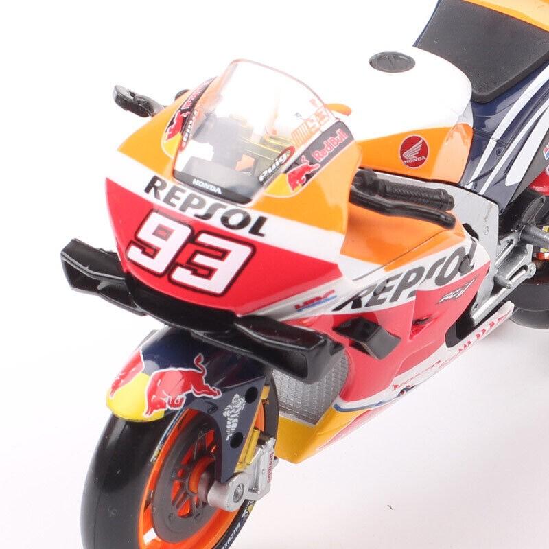Maisto（マイスト） 1/18 レプソル ホンダ チーム HONDA RC213V #93 マルク マルケス 2021 MotoGP  Repsol Honda Marc Marquez オートバイ  バイク l 完成品｜fushimimarket｜05