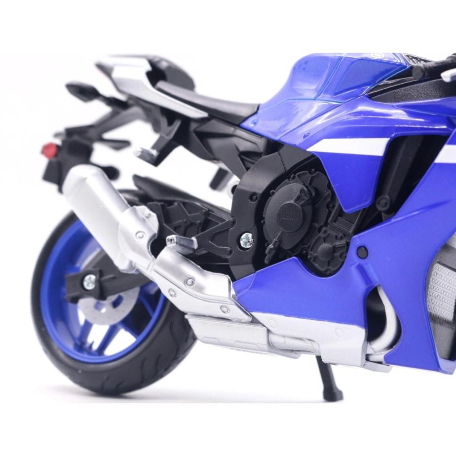 Maisto（マイスト） 1/12 ヤマハ YZF-R1 2021 Maisto 1/12 Yamaha YZF-R1 2021 オートバイ Motorcycle バイク Bike Model 完成品｜fushimimarket｜05