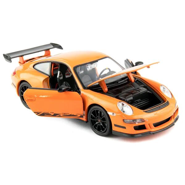 ウィリー 1/24 ポルシェ 911 GT3 RS オレンジ Welly 1/24 Porsche 911 GT3 RS レース スポーツカー ダイキャストカー Diecast Model ミニカー 完成品｜fushimimarket｜04