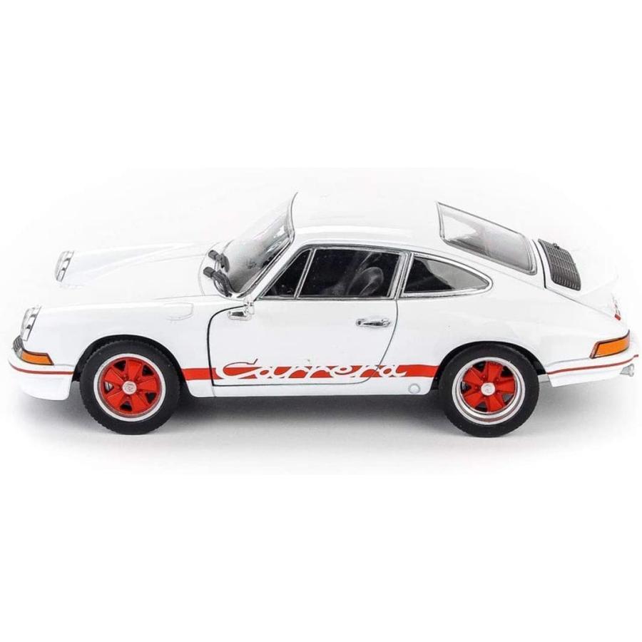 ウィリー 1/24 ポルシェ 911 カレラ RS 2.7 ホワイト  Welly 1/24 Porsche 911 Carrera RS 2.7 スポーツカー ダイキャストカー Diecast Model ミニカー 完成品｜fushimimarket｜04