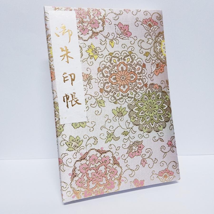 御朱印帳 京都 Lサイズ カバー付 送料無料 書き置き 貼り付け 膨らし御墳印 御翔印 御城印 鉄印 御船印 プレゼント お寺 大判 京伏見千華帖 華 地紋｜fushimiosendo｜03