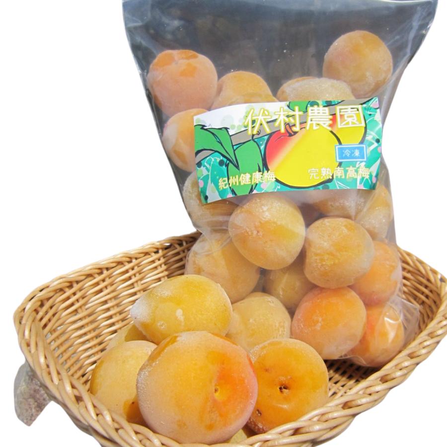紀州健康梅 手もぎ 完熟南高冷凍梅 1000g+おまけ500g〜800g : 和歌山