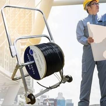 ケーブルリール ケーブルドラム ターンテーブル 通線・入線工具