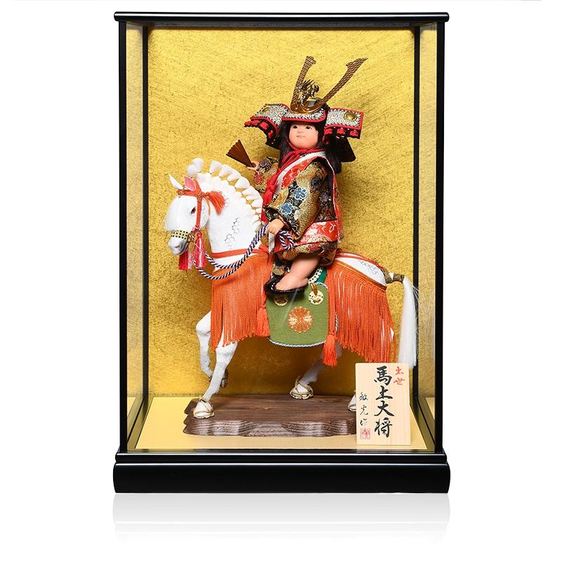 馬乗大将ケース】10号出世馬乗大将:敏光作【五月人形】【端午の 馬乗大将ケース】10号出世馬乗大将:敏光作【五月人形】【端午の