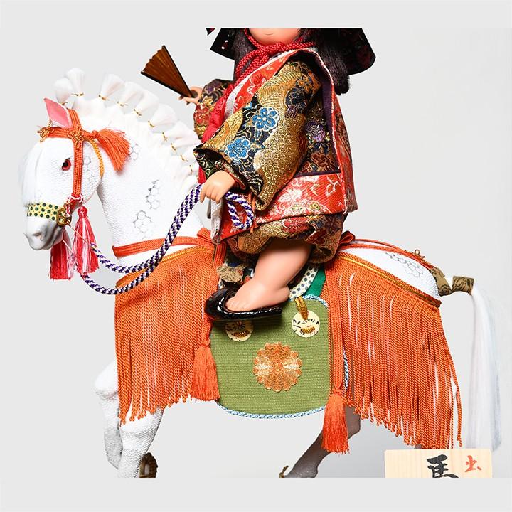 馬乗大将ケース】10号出世馬乗大将:敏光作【五月人形】【端午の節句