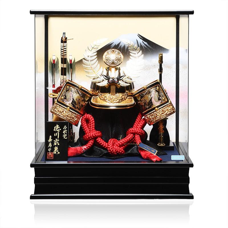 長寿守刀 蓑亀図目貫 金色 専用木箱付き 長寿守刀 蓑亀図目貫 金色