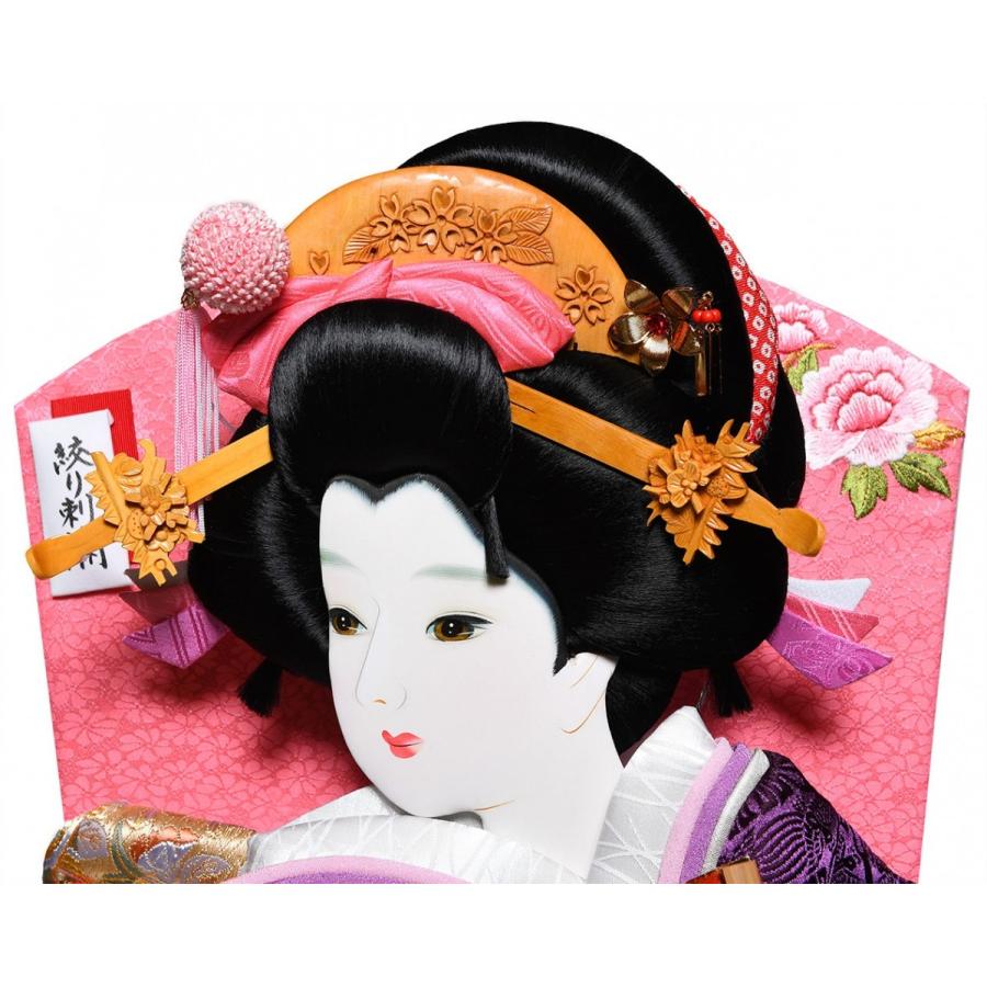 匠一好羽子板】【羽子板】羽子板?23号華苑：絞り金彩桜/西陣桜刺繍裂地