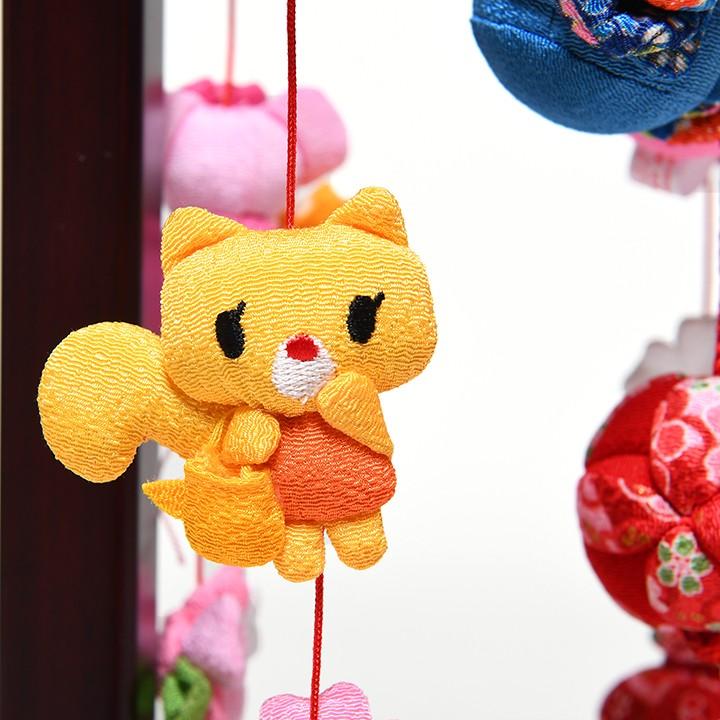 サンリオつるし雛】傘付ハローキティつるし雛「被布・メモリアル