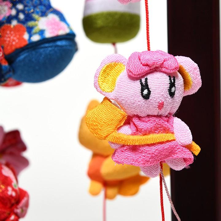 サンリオつるし雛】傘付ハローキティつるし雛「被布・メモリアル