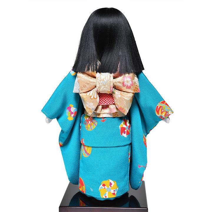 市松人形 豊徳斎 元賀章介作 女の子 裸 ボディのみ 台付き 着せ替え