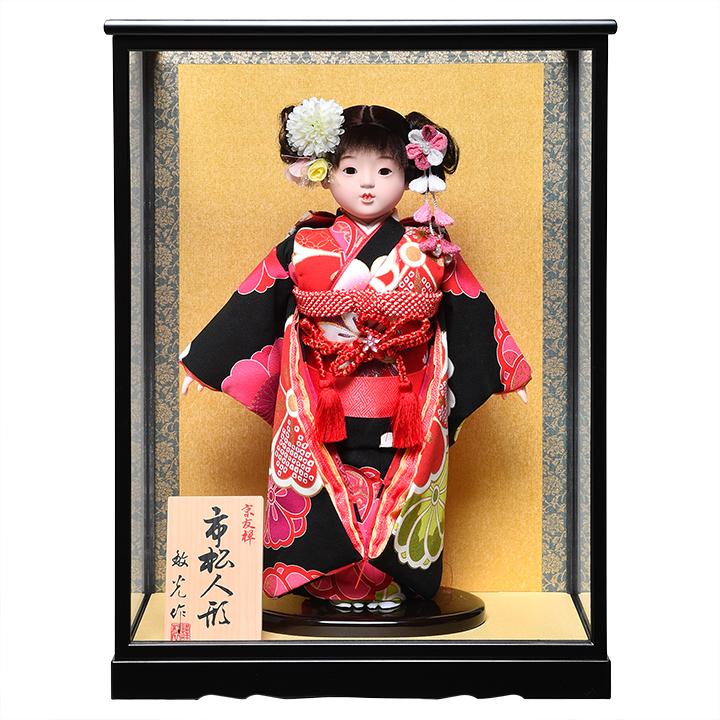 ⚠️最終値下げ】敏光作 市松人形 約43cm ⚠️最終値下げ】敏光作 市松