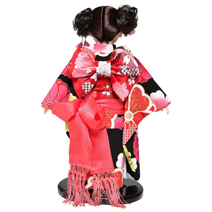 市松人形 金彩京友禅 小出松寿作 市松人形 金彩京友禅 小出松寿作 市松