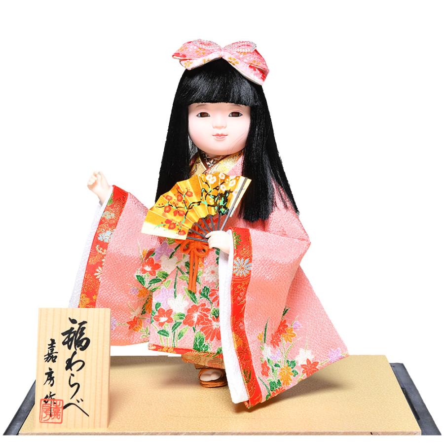わらべ人形】浮世・御所?8号福わらべ 嘉房作【ひな人形】【浮世人形